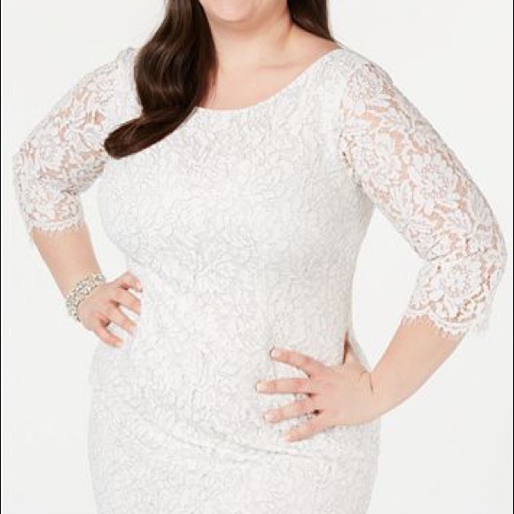 Adrianna Papell Lace Sheath Dress - Picture 2 of 3